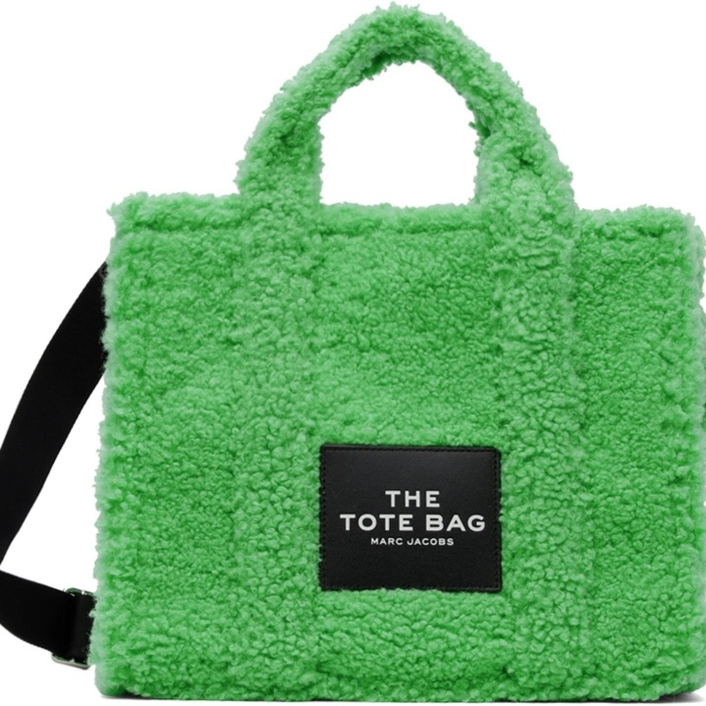 Marc Jacobs Green Teddy Tote Bag
